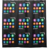 New York City Douchegordijn (Voorkant)