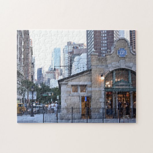 New York City Dusk Upper West Side 72nd Street NYC Legpuzzel (Horizontaal)