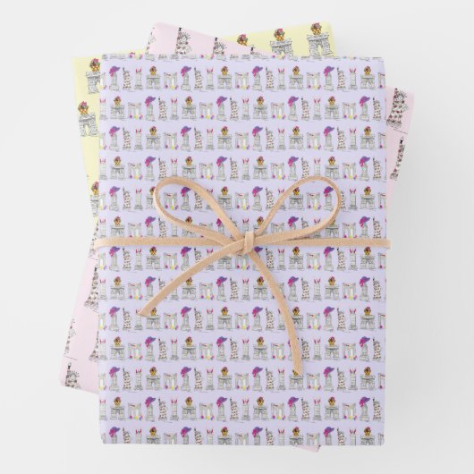 New York City Easter NYC Landmarks Architecture Inpakpapier Vel (In situ)