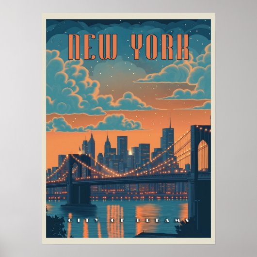New York City - Een  genot Poster (Voorkant)