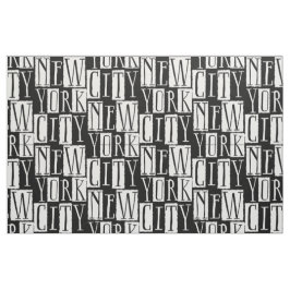 New York City Elegant Black en White Pattern Stof