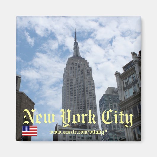 New York City Empire State Building magneet (Voorkant)