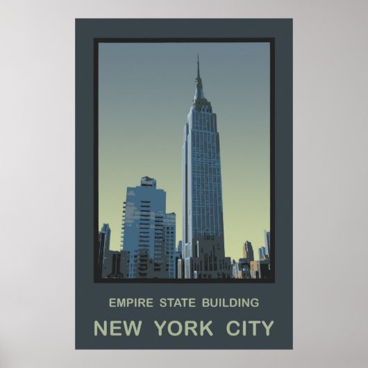 New York City Empire State Building Poster (Voorkant)