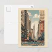  New York City Empire State Building Reizen Briefkaart (Voorkant / Achterkant)