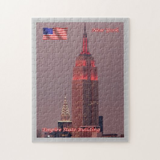 New York City - Empire State Building - VS - Legpuzzel (Verticaal)