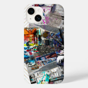 New York City Empire State Graffiti 14 pro Case-Mate iPhone 14 Hoesje