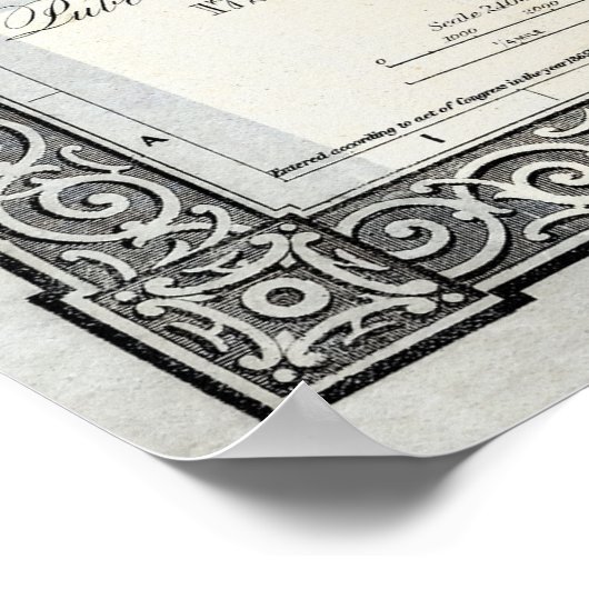 New York City (en Environs) Map 1866 Poster (Hoek)