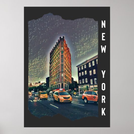 New York City Esthetische Fotokunst       Poster (Voorkant)