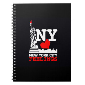 New York City Feelings Black notebook Notitieboek