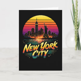 New York City Feestdagen Kaart