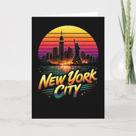 New York City Feestdagen Kaart (Voorkant)