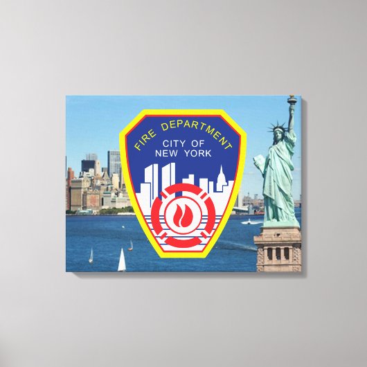 New York City Fire Department Canvas Afdruk (Voorkant)
