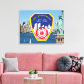 New York City Fire Department Canvas Afdruk (Insitu (Woonkamer))