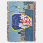 New York City Fire Department Deken (Voorkant Verticaal)