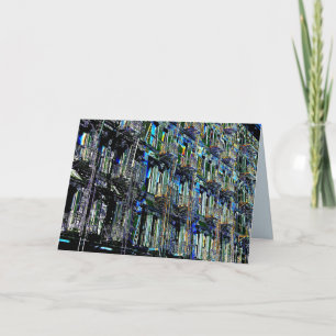 New York City Fire Escapes Pop Art, leeg binnenin Kaart