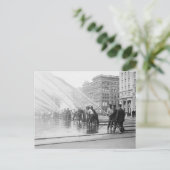 New York City Firemen, 1908 Briefkaart (Staand voorkant)