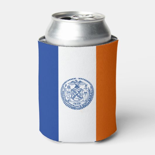 New York City Flag Blikjeskoeler (Blikje Voorkant)