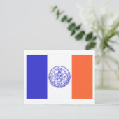 New York City Flag Briefkaart (Staand voorkant)