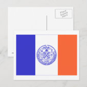New York City Flag Briefkaart (Voorkant / Achterkant)