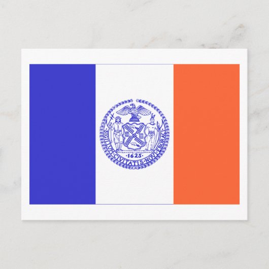 New York City Flag Briefkaart (Voorkant)
