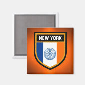 New York City Flag Magneet (Voorkant / Achterkant)