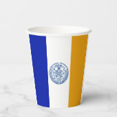 New York City flag paper cups Papieren Bekers (Achterkant)