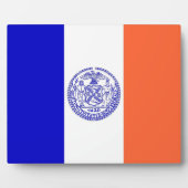New York City Flag Plaque Fotoplaat (Voorkant)