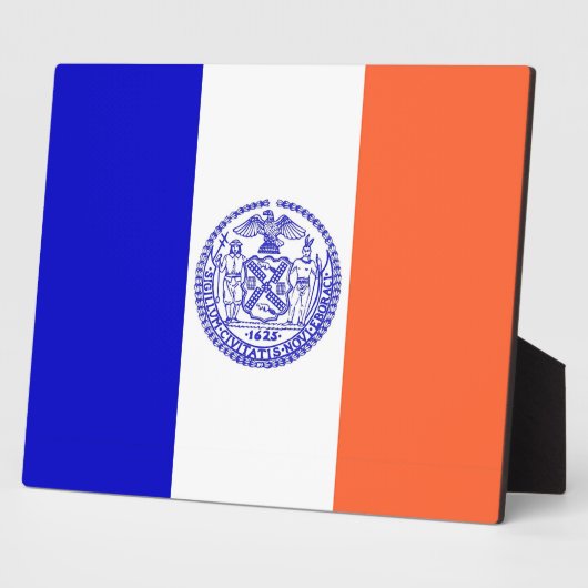 New York City Flag Plaque Fotoplaat (Zijkant)