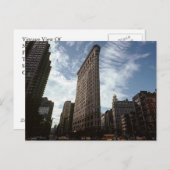  New York City Flatiron District 5th Avenue Briefkaart (Voorkant / Achterkant)