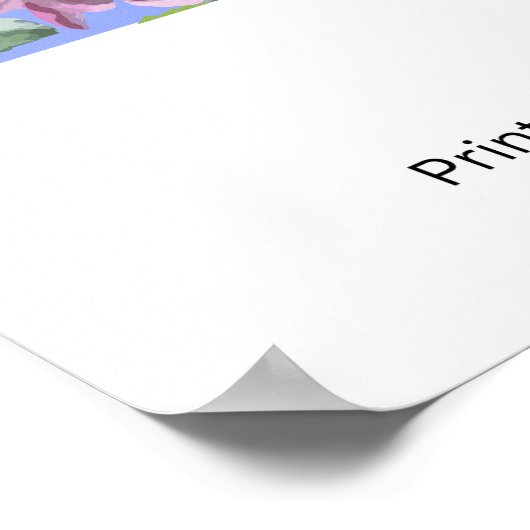 New York City Flower Market Brooklyn Poster (Hoek)