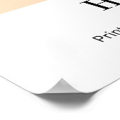 New York City Flower Market Hell's Kitchen Poster (Hoek)