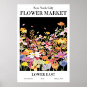 New York City Flower Market LOWER EAST Poster (Voorkant)