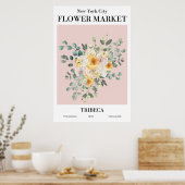 New York City Flower Market TRIBECA Poster (Keuken)