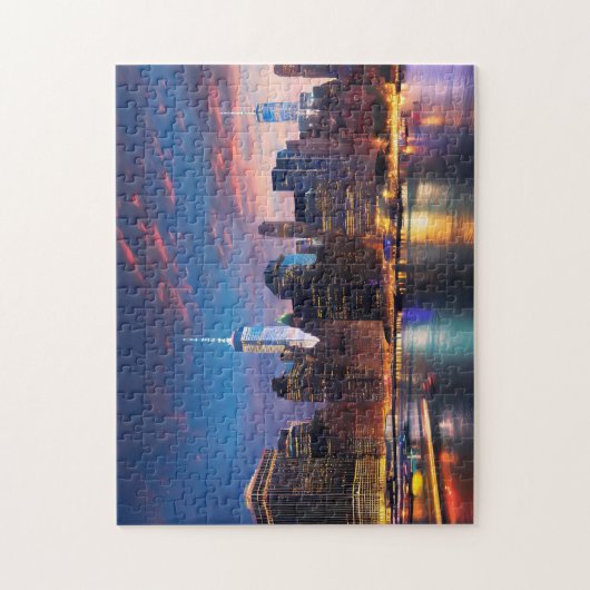 New York City Fotopuzzel Skyline Internet puzzel Legpuzzel (Verticaal)