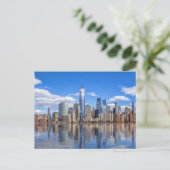 New York City Freedom Tower Skyline Briefkaart (Staand voorkant)
