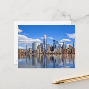 New York City Freedom Tower Skyline Briefkaart