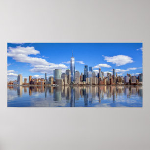 New York City Freedom Tower Skyline Briefkaart Poster
