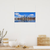 New York City Freedom Tower Skyline Briefkaart Poster (Keuken)