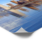 New York City Freedom Tower Skyline Briefkaart Poster (Hoek)