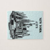 New York City Gebouwen Architectuur Kunst Legpuzzel (Horizontaal)