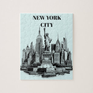 New York City Gebouwen Architectuur Kunst Legpuzzel
