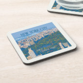 New York City | Geniet van Central Park Bier Onderzetter (Linkerzijde)