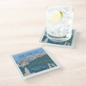 New York City | Geniet van Central Park Glazen Onderzetter (Schuin)