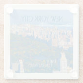 New York City | Geniet van Central Park Glazen Onderzetter (Achterkant)