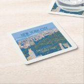 New York City | Geniet van Central Park Kartonnen Onderzetters (Schuin)
