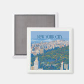 New York City | Geniet van Central Park Magneet (Voorkant / Achterkant)