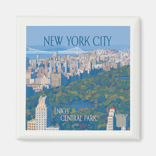 New York City | Geniet van Central Park Magneet (Voorkant)
