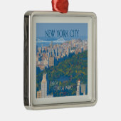 New York City | Geniet van Central Park Metalen Ornament (Rechts)