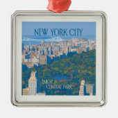 New York City | Geniet van Central Park Metalen Ornament (Voorkant)