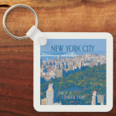 New York City | Geniet van Central Park Sleutelhanger (Voorkant)